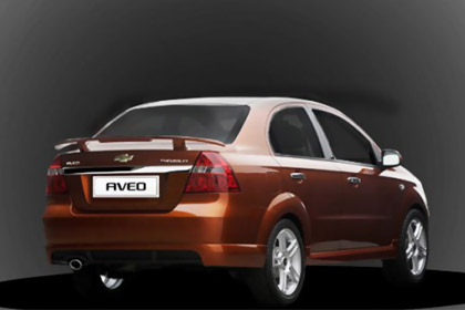 Chevrolet Aveo Dark Golden Color