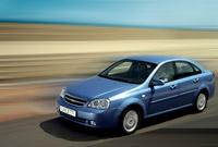 Chevrolet Optra Blue Color Front View