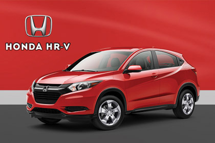 Honda HR-V 2018 in Camelian Red Pearl Color