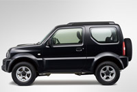 Suzuki Jimny Black Color Side View