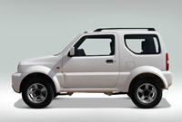 Suzuki Jimny Grey Color Side View