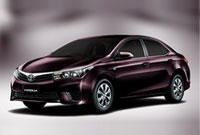 New Toyota Corolla GLi in Wine Red Color