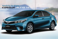 Toyota Corolla Altis 2017 in Strong Blue Color