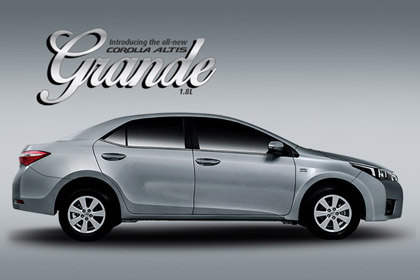 Toyota Corolla Grande Medium Silver Color