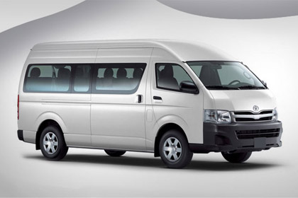 Toyota Hiace White Color View