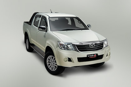 Toyota Vigo Champ 2014 White Color Picture